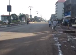 Journée ville morte: la circulation bloquée entre Bambéto-Cosa