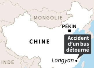 Chine: au moins 5 morts dans l’accident d’un bus détourné