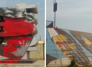 Pont 8 novembre : les monuments de Mandela et Sékou Touré défigurés