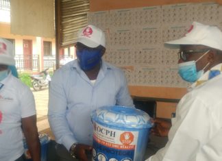 Riposte Covid-19 : des kits sanitaires offerts par l’OCPH Caritas Guinée